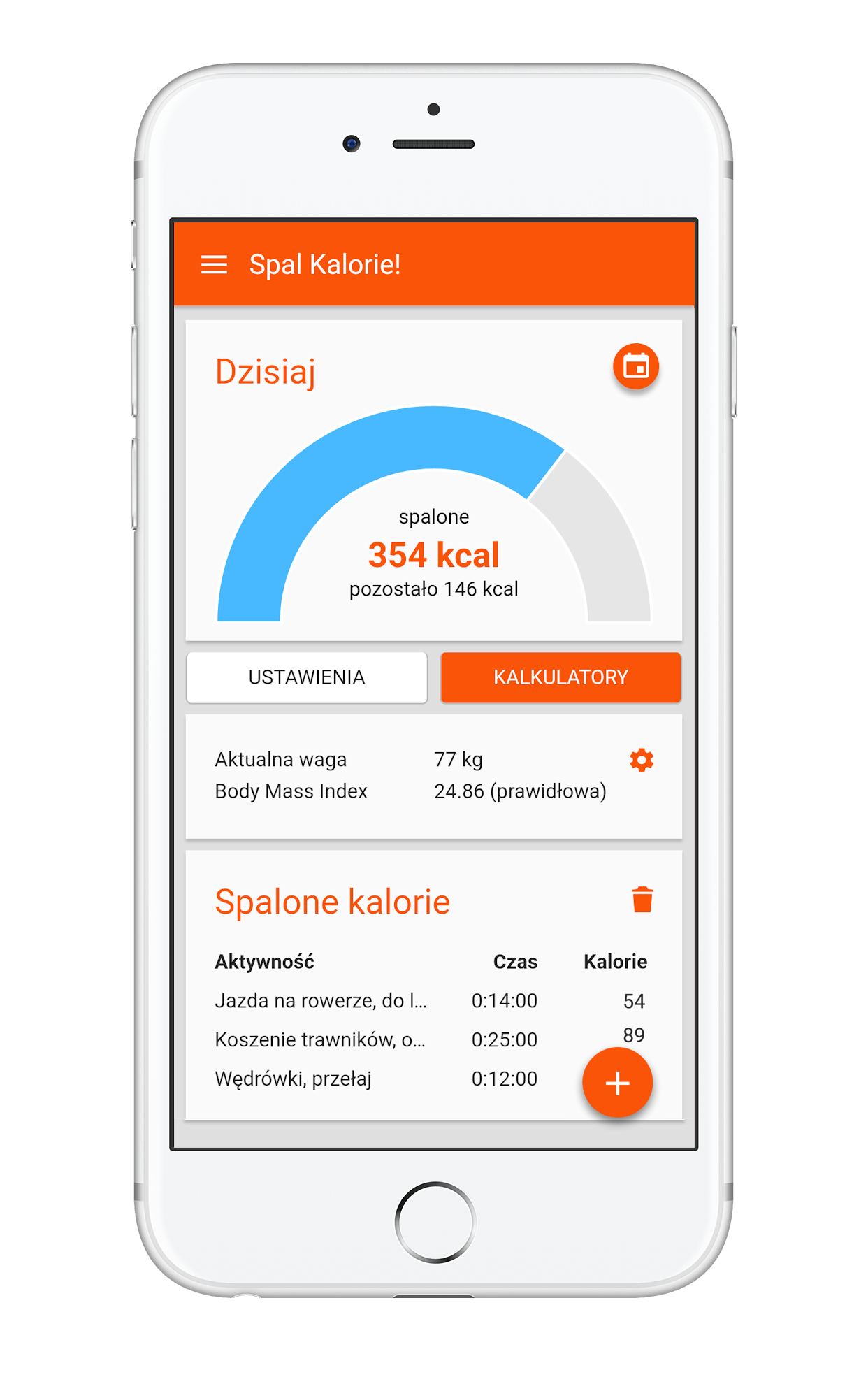 Spalanie kalorii! Łatwiejsze spalanie kalorii i tkanki tłuszczowej -  odchudzanie i fitness - aplikacja dla Android, iOS i na urządzenia mobilne  - CREAM.SOFTWARE - polskie programy dla windows, ios i android